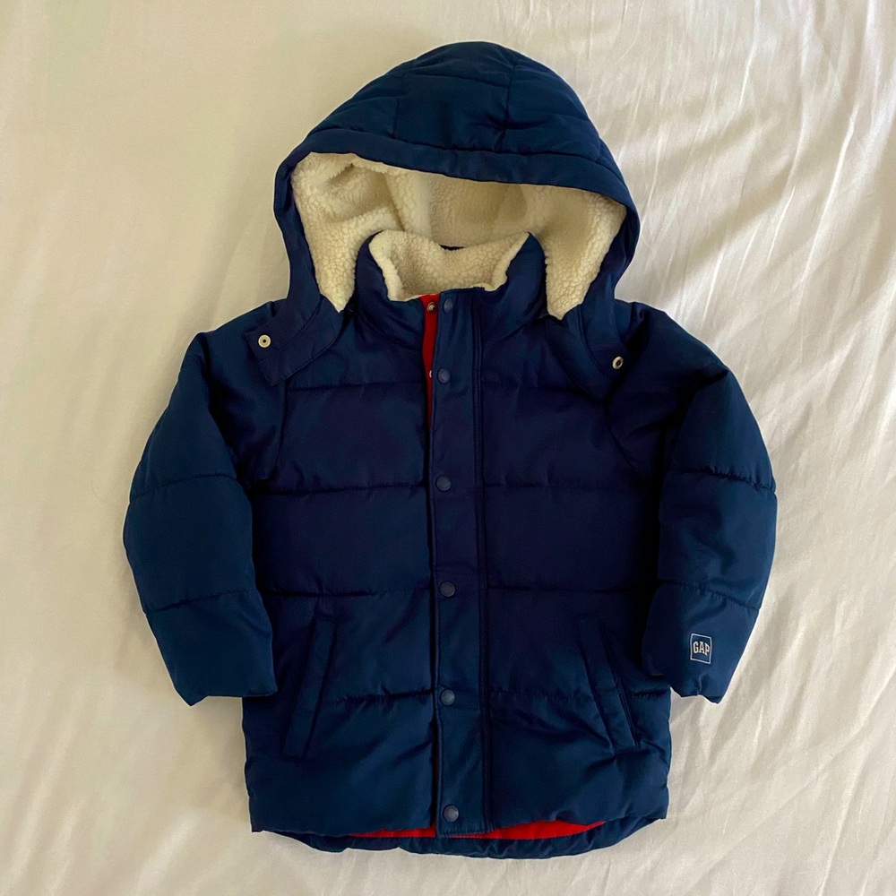 GAP Boys' Warmest Puffer Jacket